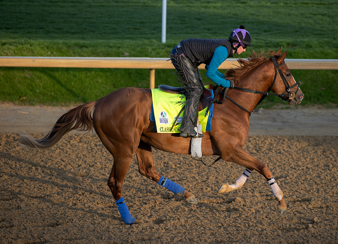 Classic Causeway gallops at Churchill Downs on April 28