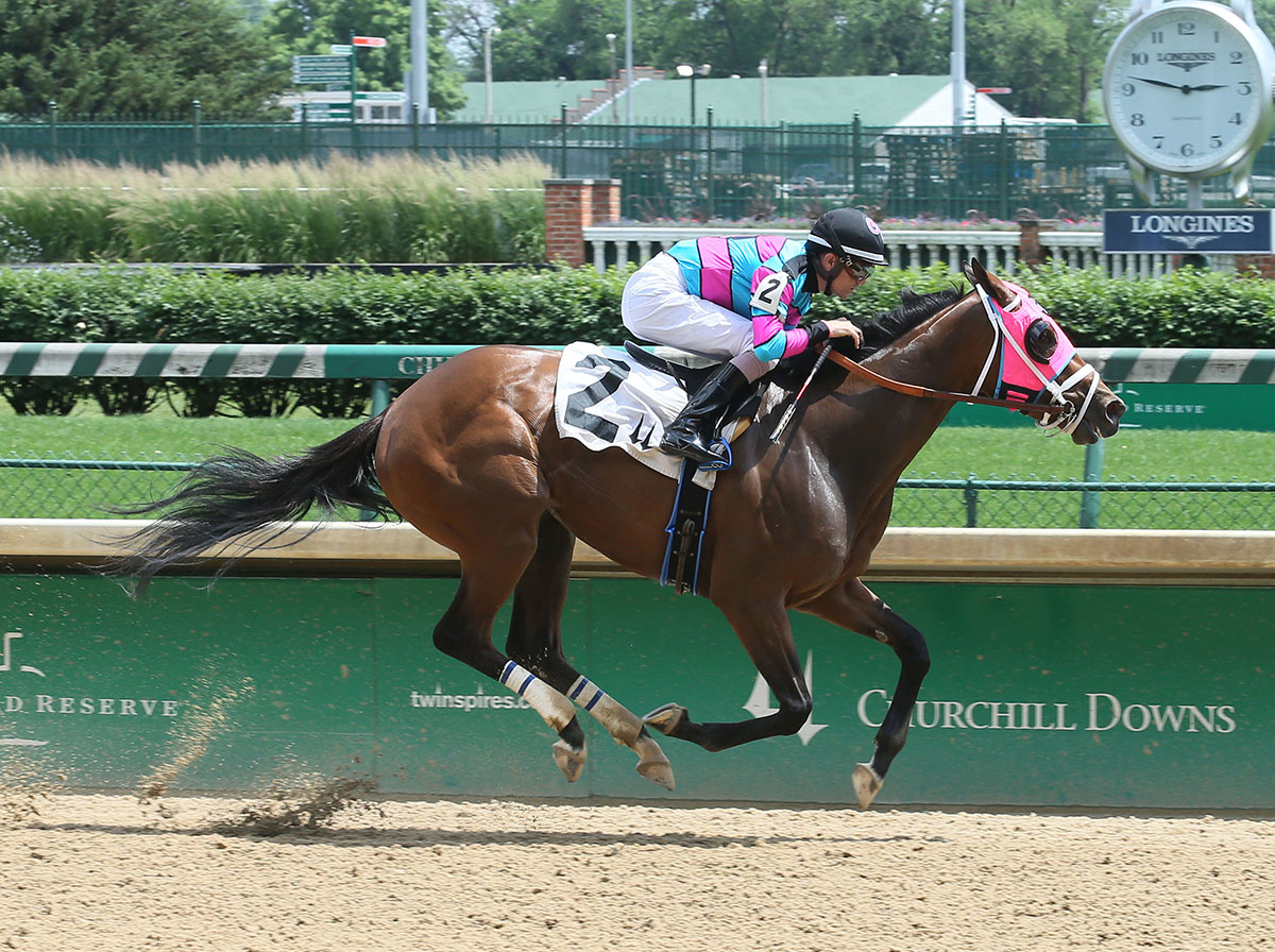 Classy Act wins a June 1 allowance race