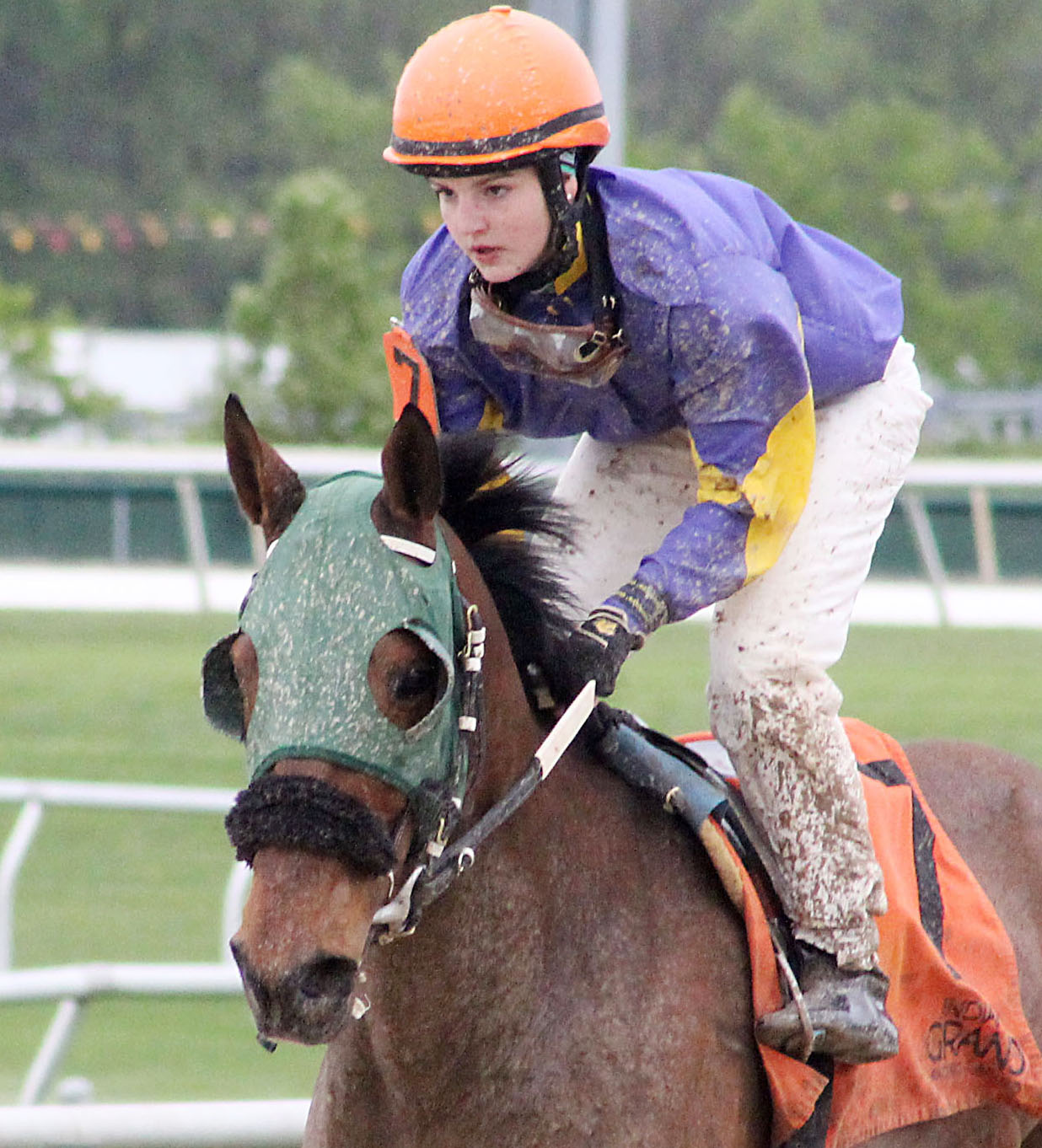 Apprentice jockey Katie Clawson