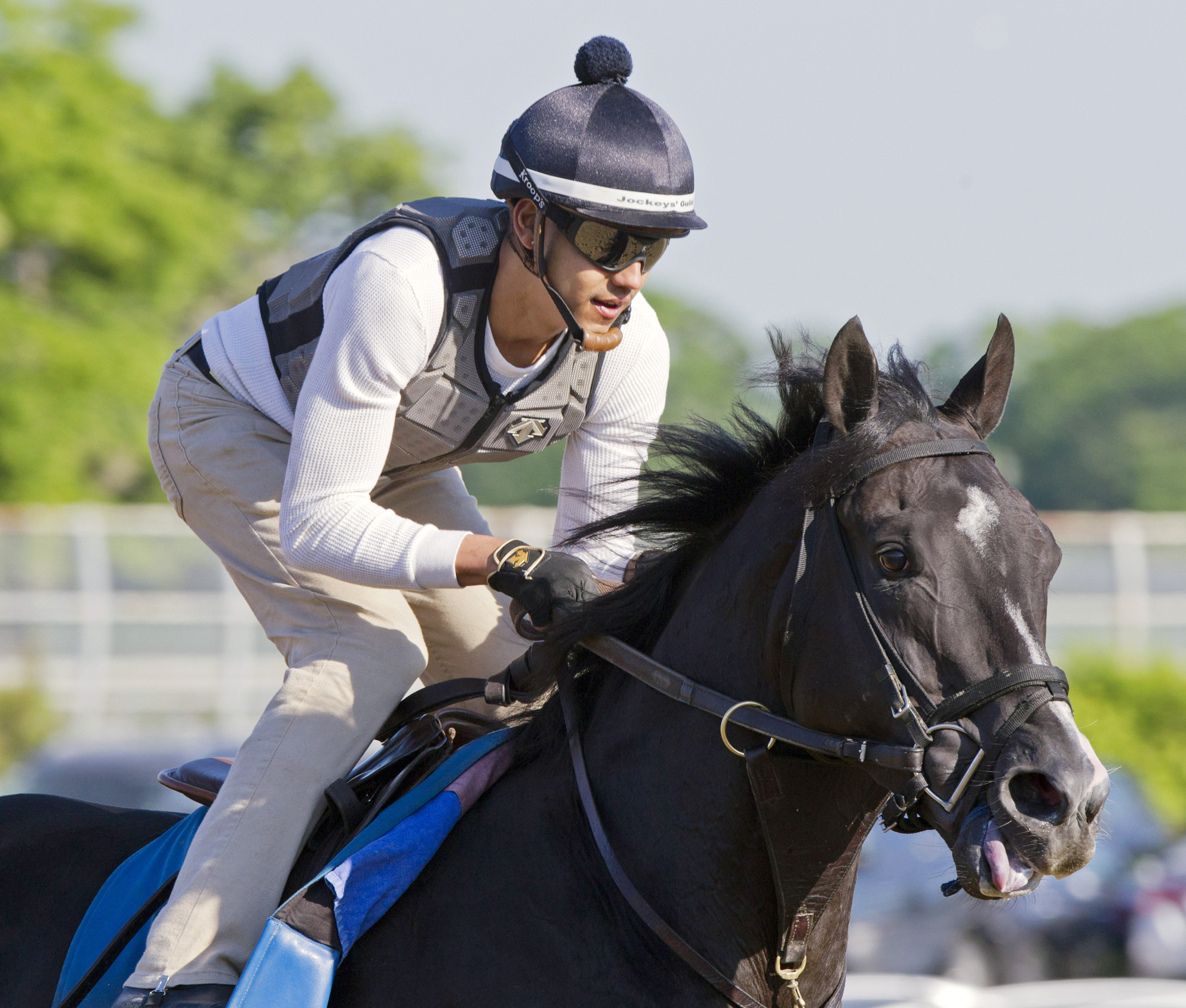Clearly Now at Belmont Park on May 22