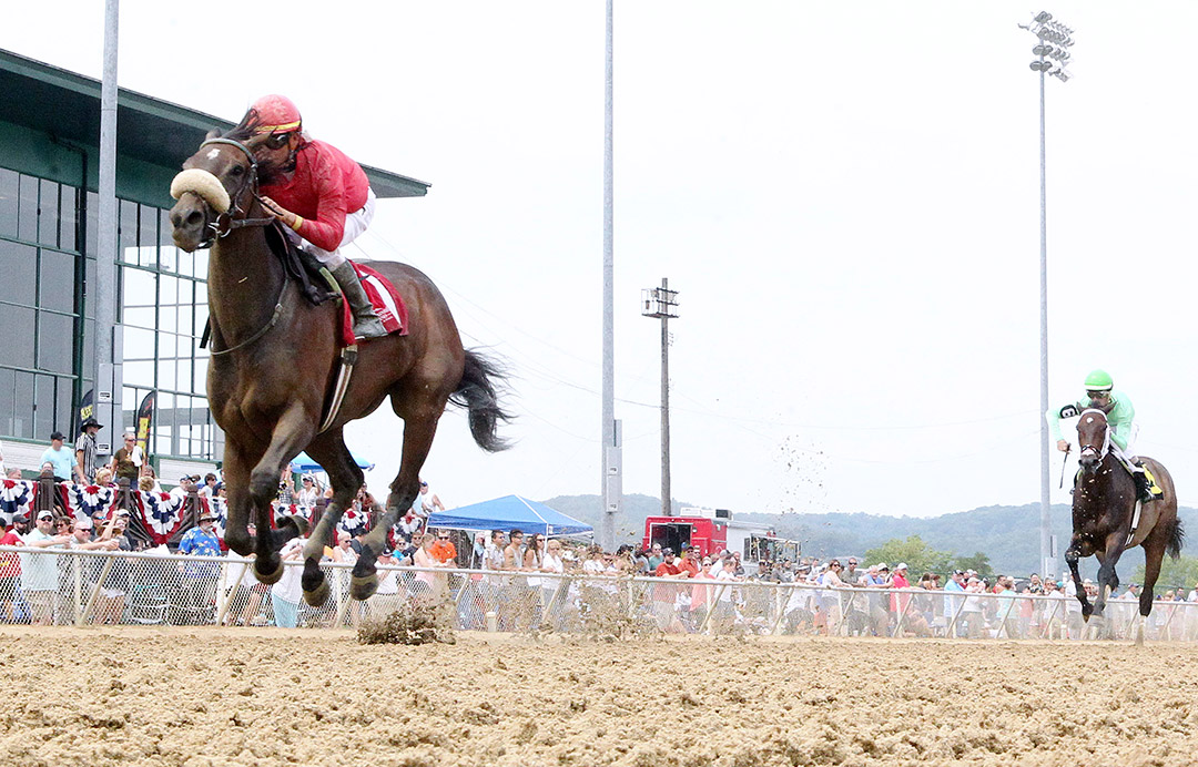 Club Car wins the 2021 West Virginia Secretary of State Stakes at Mountaineer