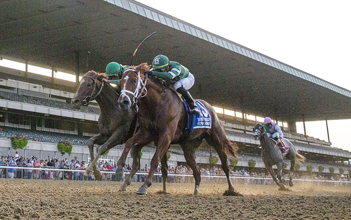Vino Rosso (No. 3) disqualified to second in the Jockey Club Gold Cup