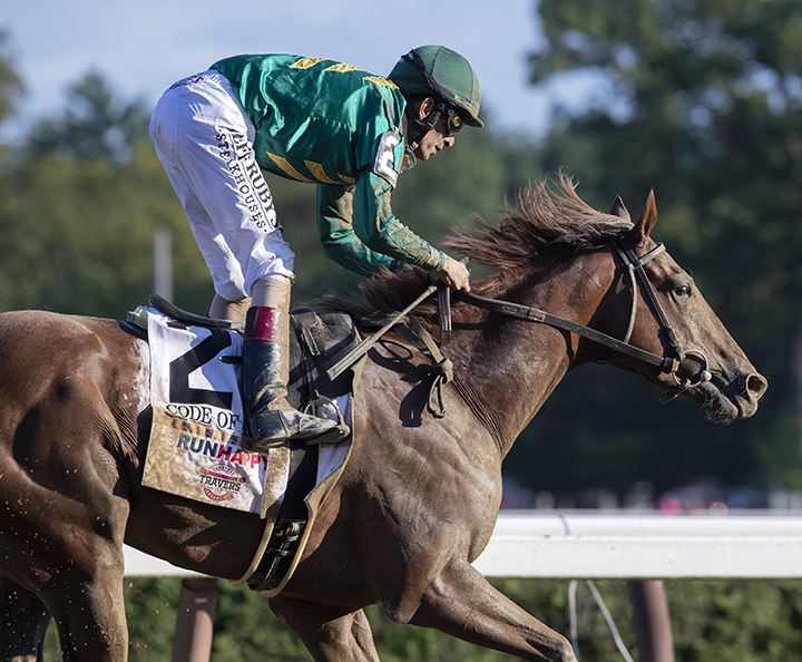 Code of Honor wins the 2019 Travers Stakes