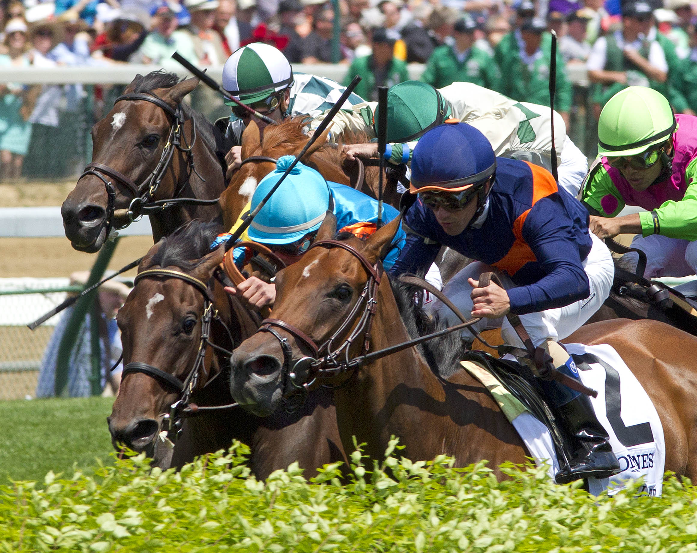 Coffee Clique wins the Distaff Turf Mile