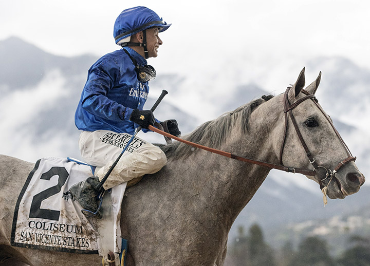 Coliseum at the San Vincente Stakes at Santa Anita Park