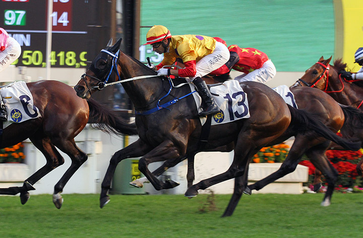 Columbus County finishes second in the 2020 Lung Kong Handicap at Sha Tin