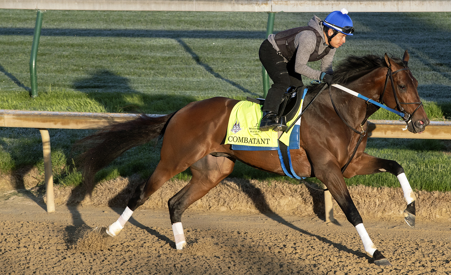 Combatant trains at Churchill on April 30