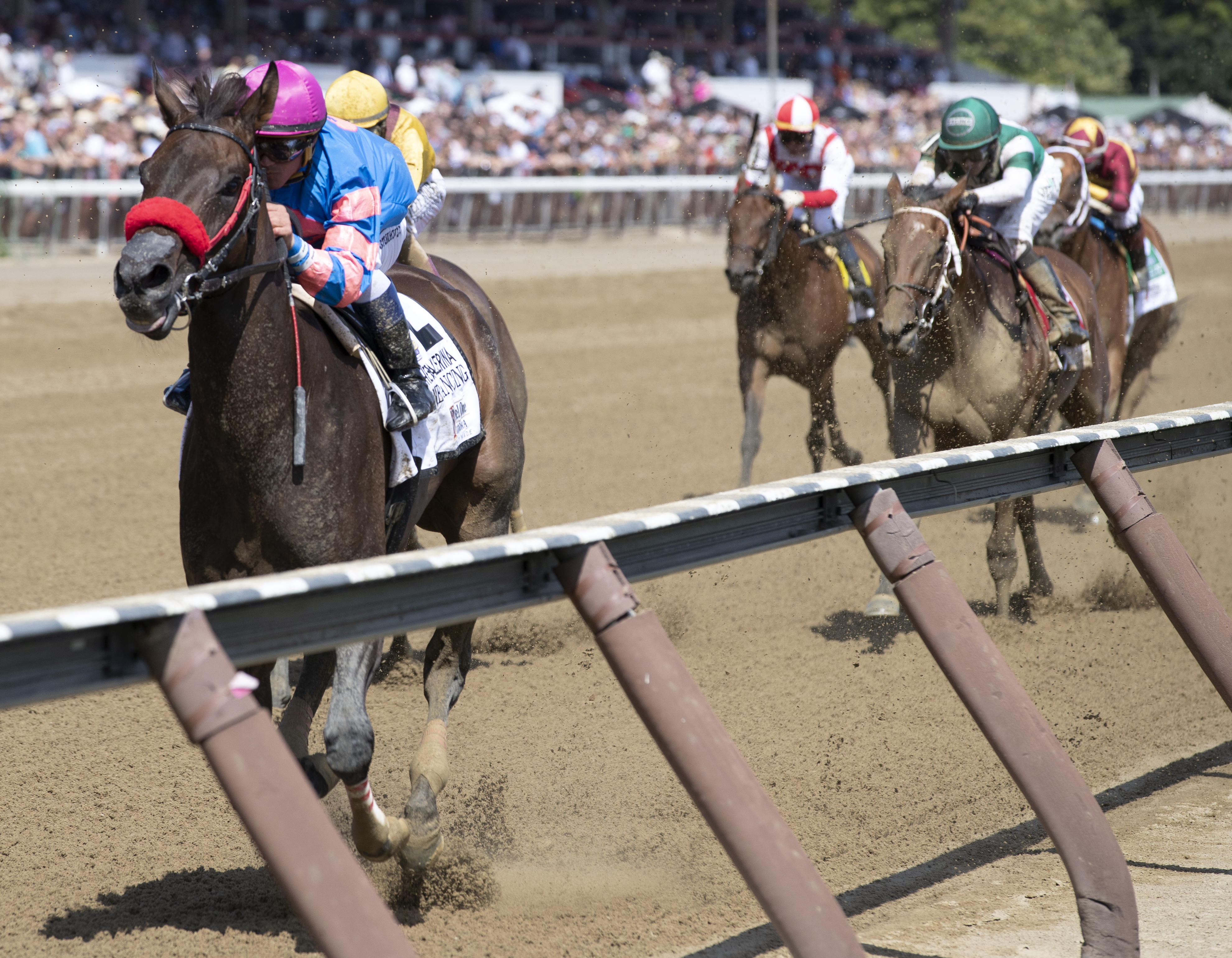 Come Dancing wins the 2019 Ballerina Stakes
