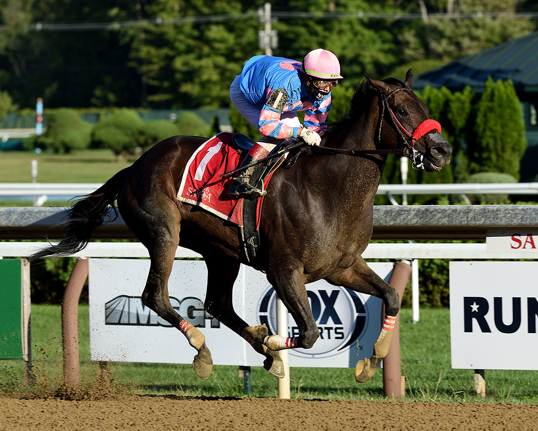 Come Dancing wins the 2020 Honorable Miss at Saratoga Race Course