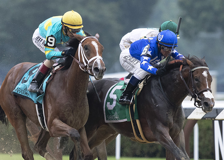 Comical wins the 2019 Schuylerville at Saratoga Race Course