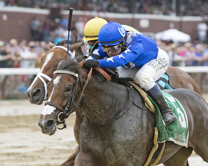 Comical wins the 2019 Schuylerville at Saratoga Race Course