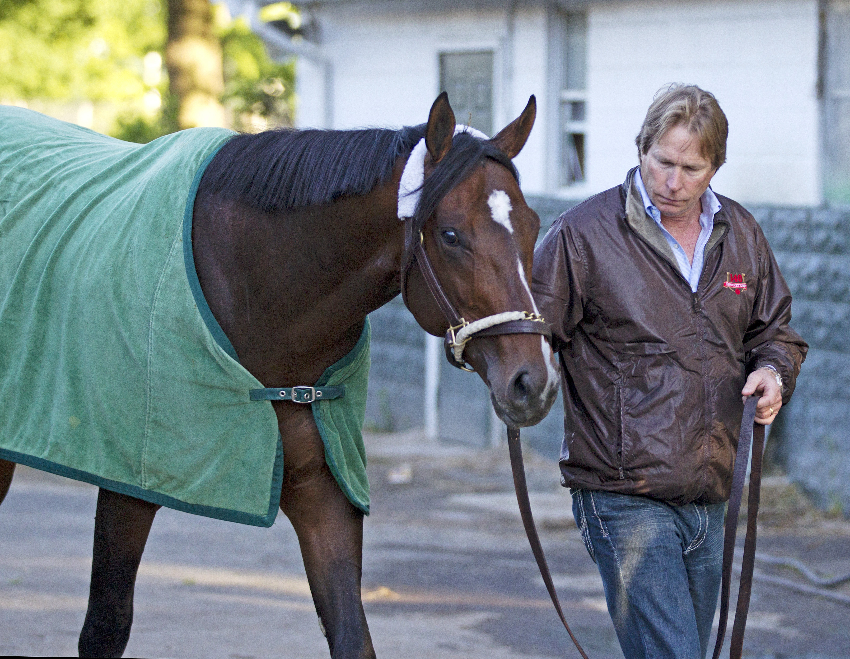 Commanding Curve with trainer Dallas Stewart
