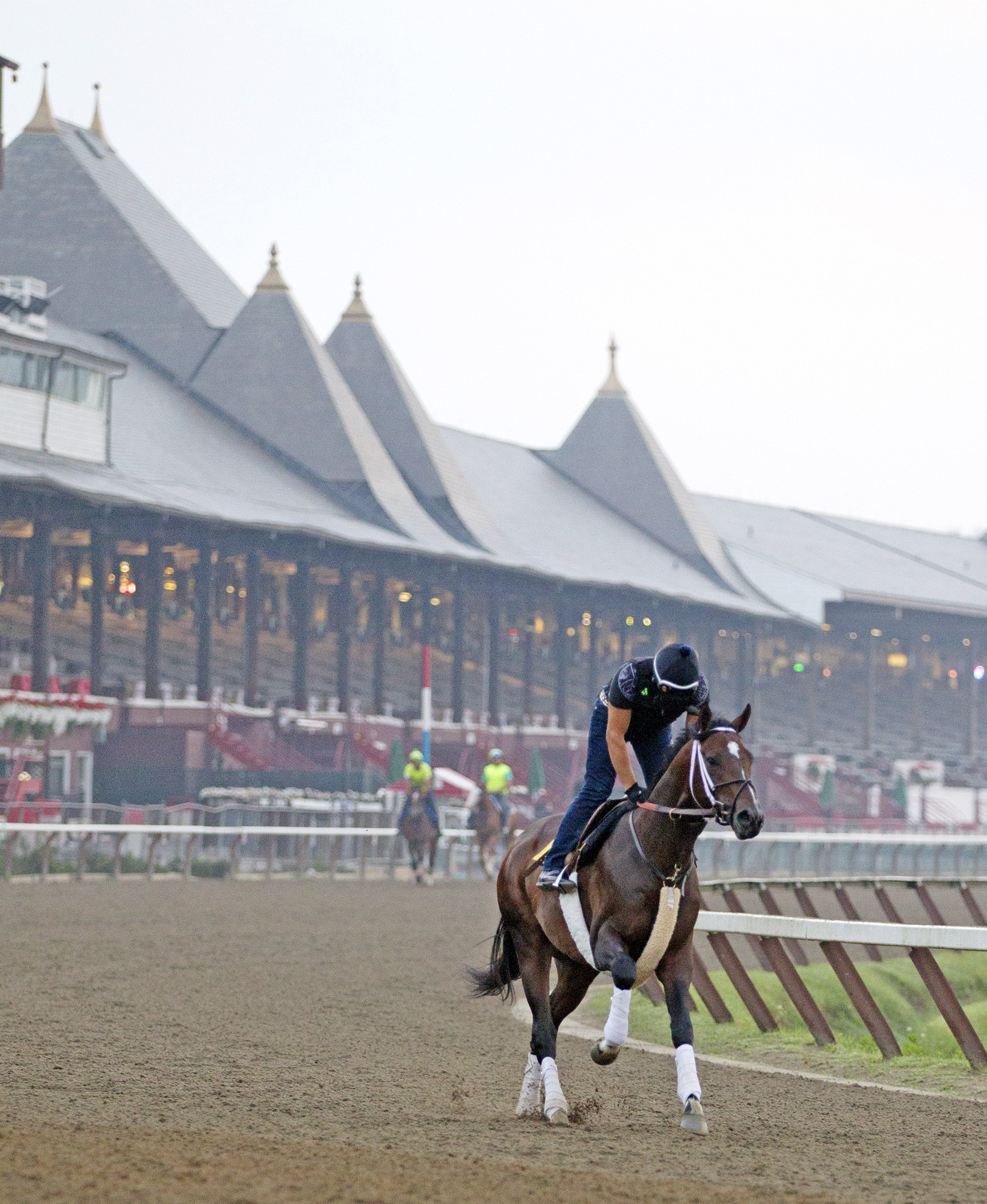 Commanding Curve trains at Saratoga on July 23