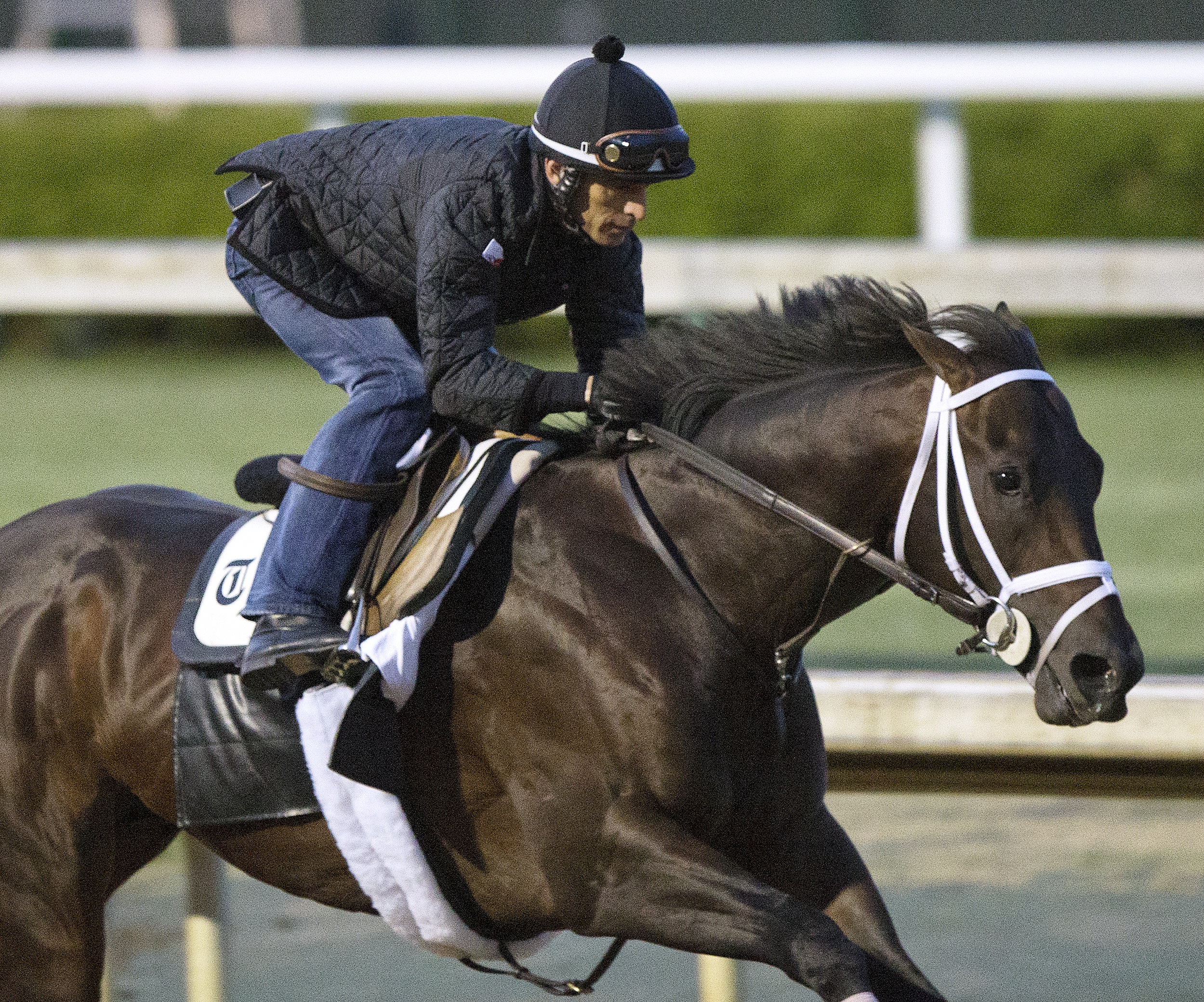 Competitive Edge trains at Churchill Downs on April 24