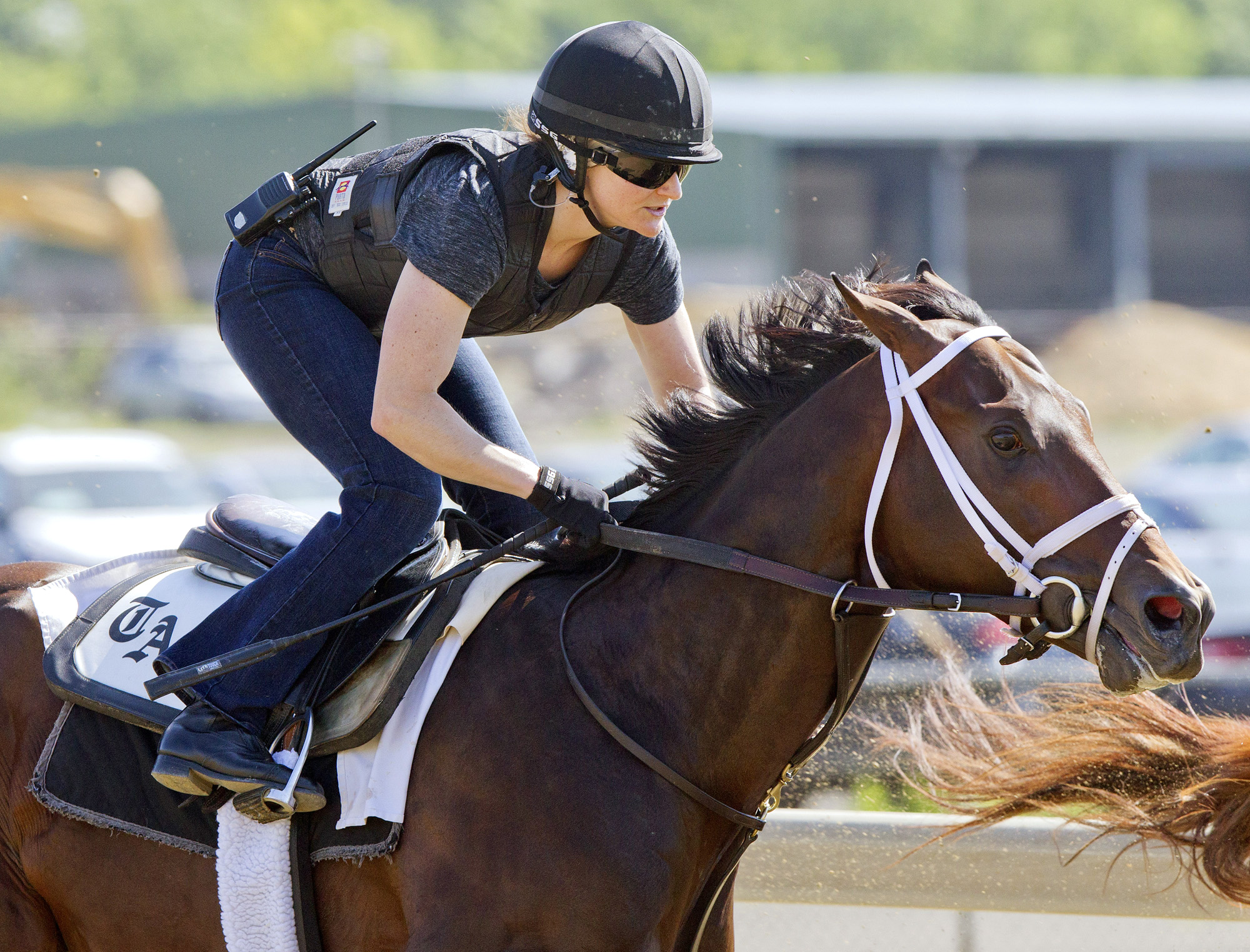 Competitive Edge trains at Belmont on May 22