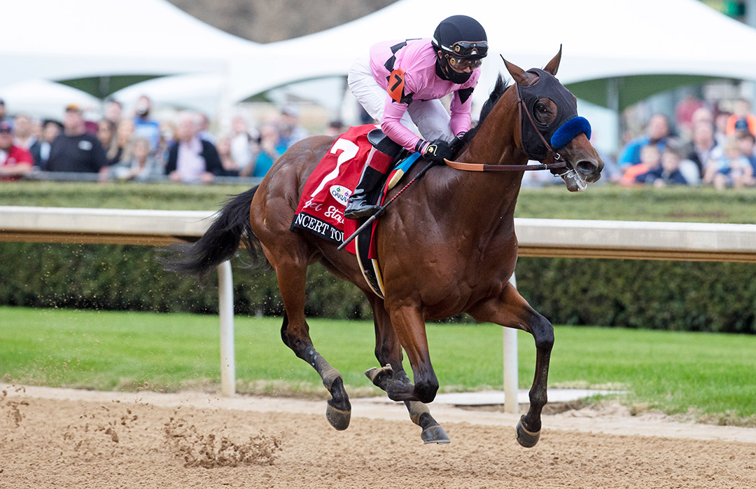 Concert Tour wins the 2021 Rebel Stakes at Oaklawn Park