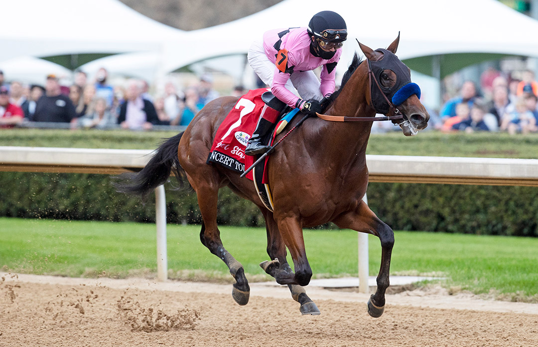 Concert Tour wins the 2021 Rebel Stakes at Oaklawn