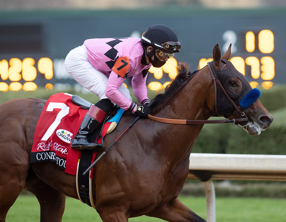 Concert Tour wins the 2021 Rebel Stakes at Oaklawn Park
