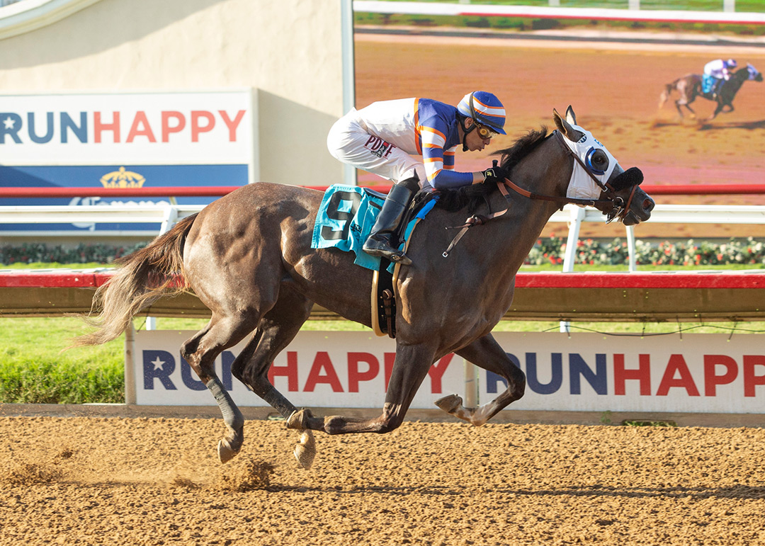 Connie Swingle wins an Aug. 6 maiden race at Del Mar