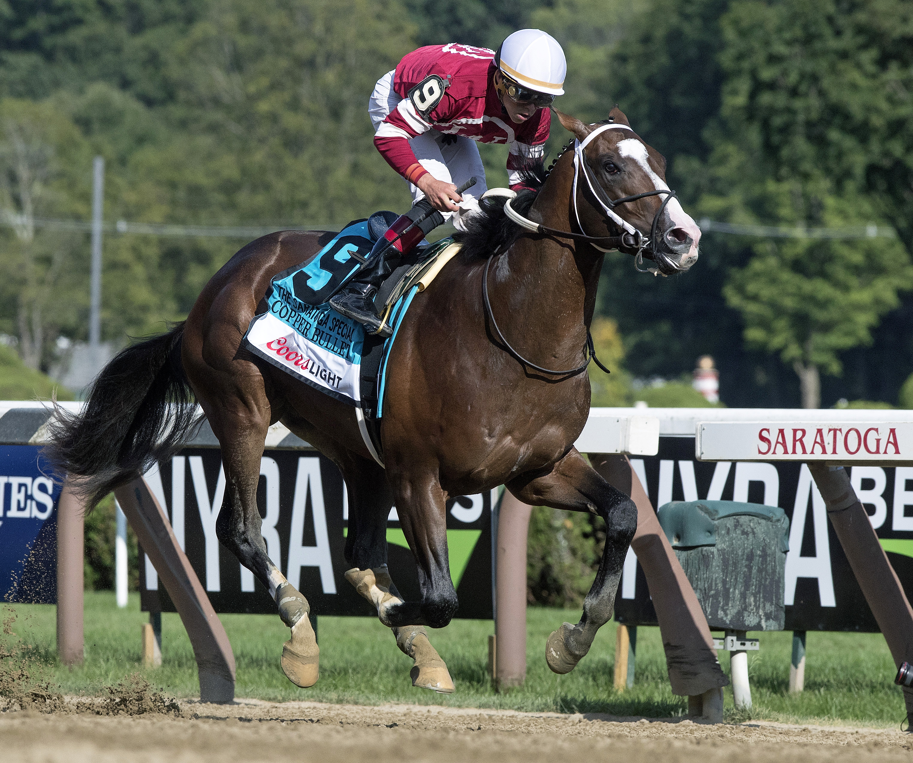 Copper Bullet wins the 2017 Saratoga Special