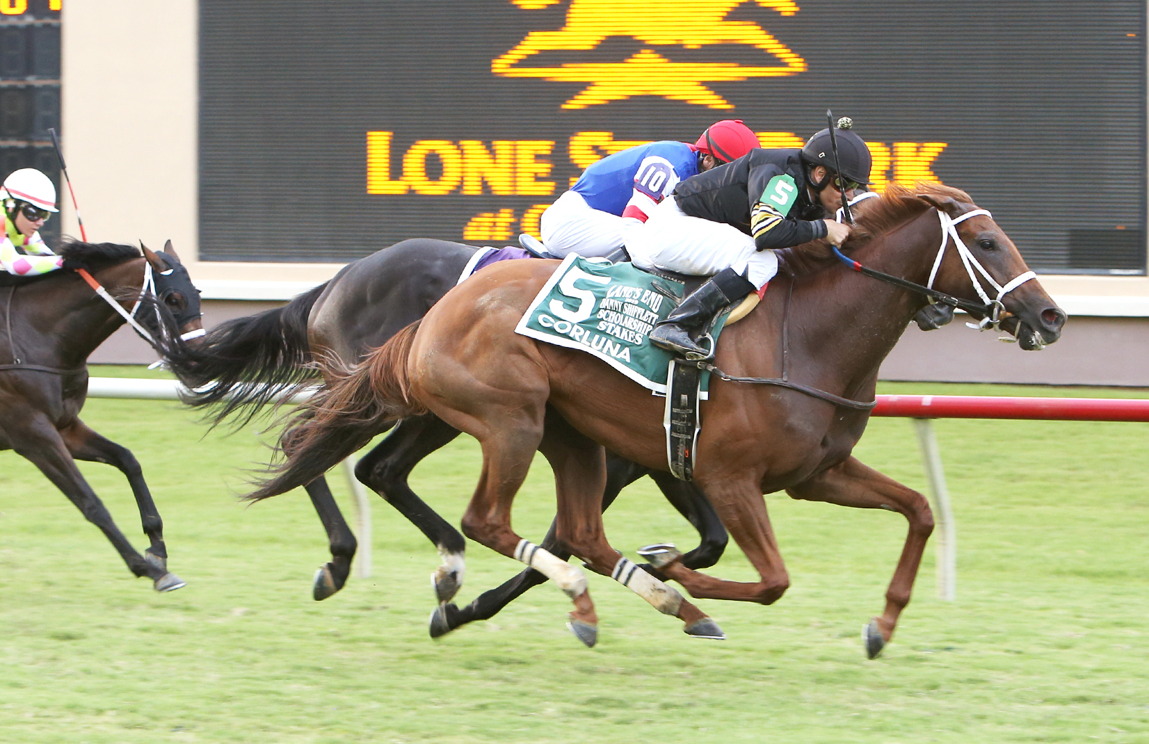 Corluna wins the 2019 Danny Shifflet Scholarship Stakes