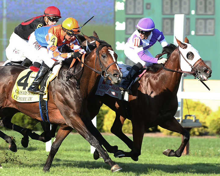 Corruze wins the 2019 Caesars Stakes at Indiana Grand