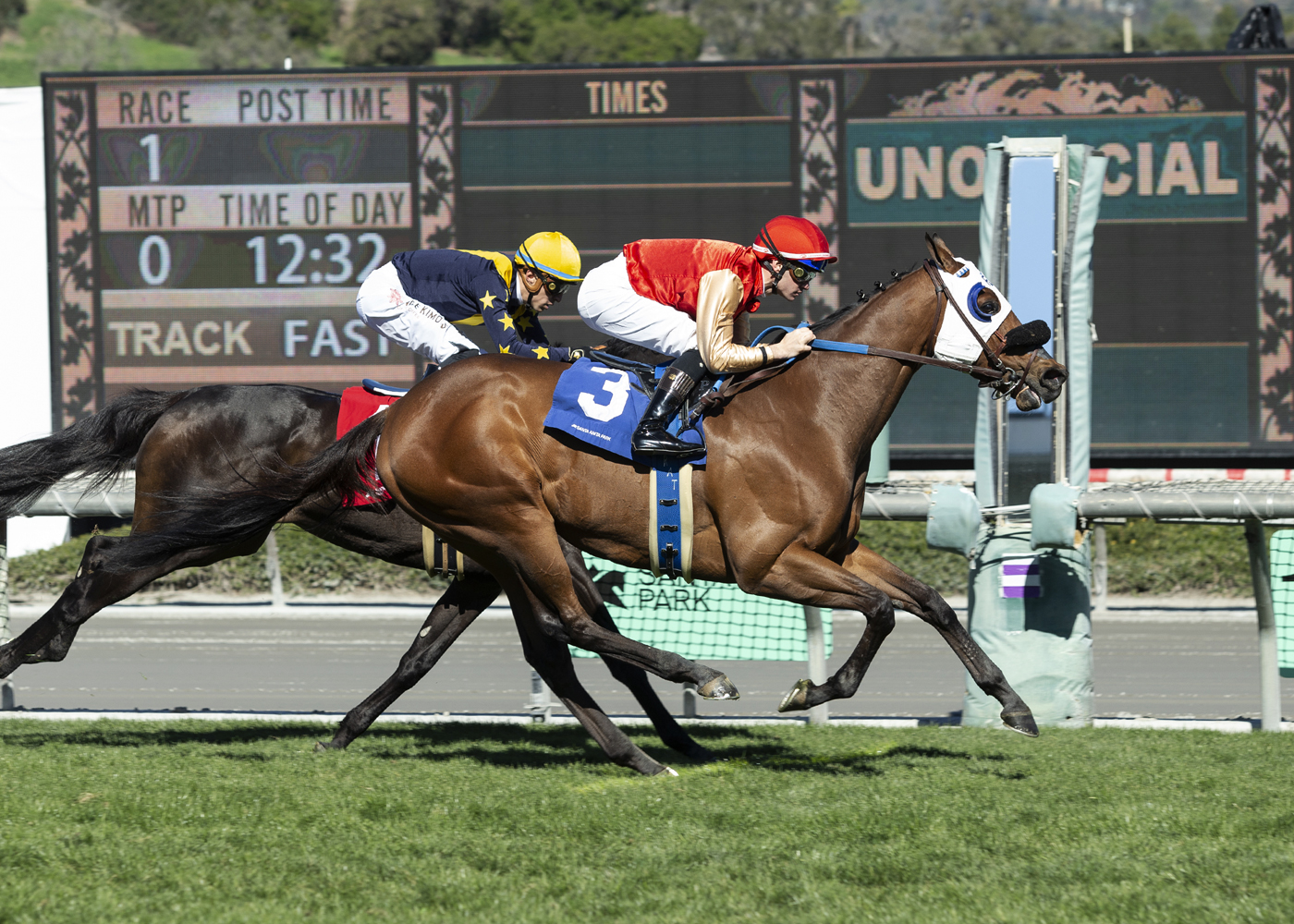 Count Again (3) wins Thunder Road 2-5-2022