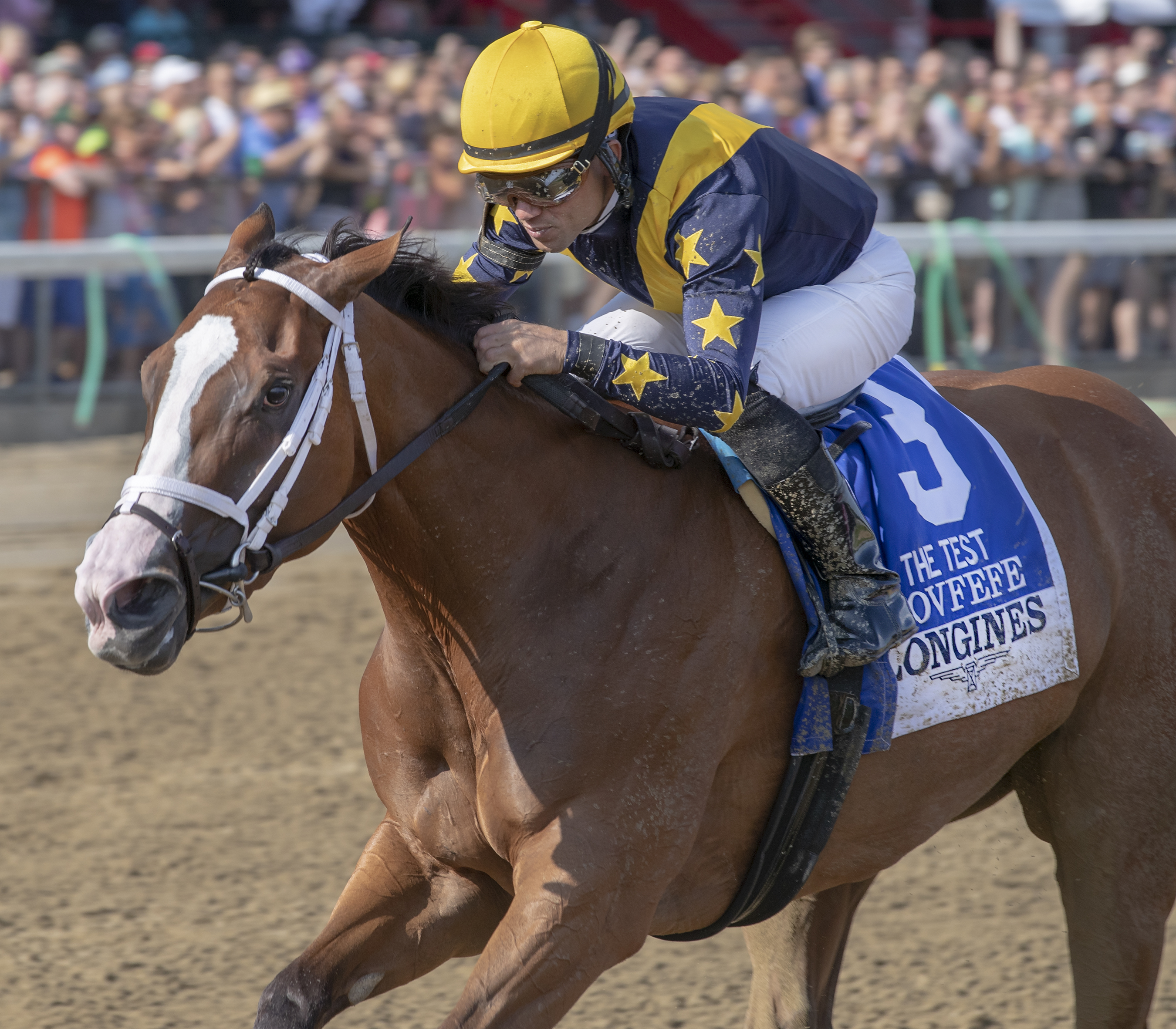 Covfefe wins the Test at Saratoga on Aug. 3, 2019