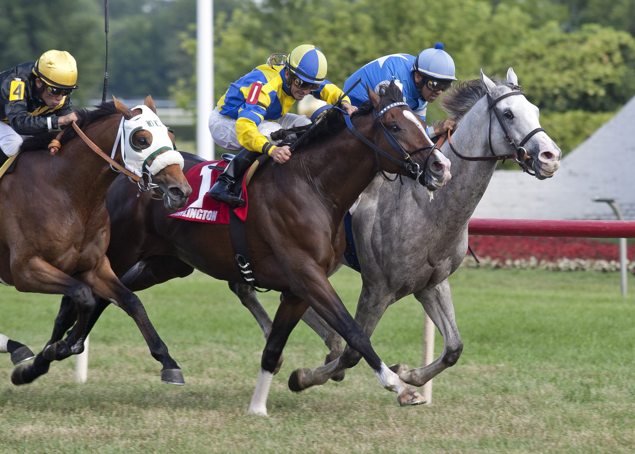 Cozzetti (right), American Derby