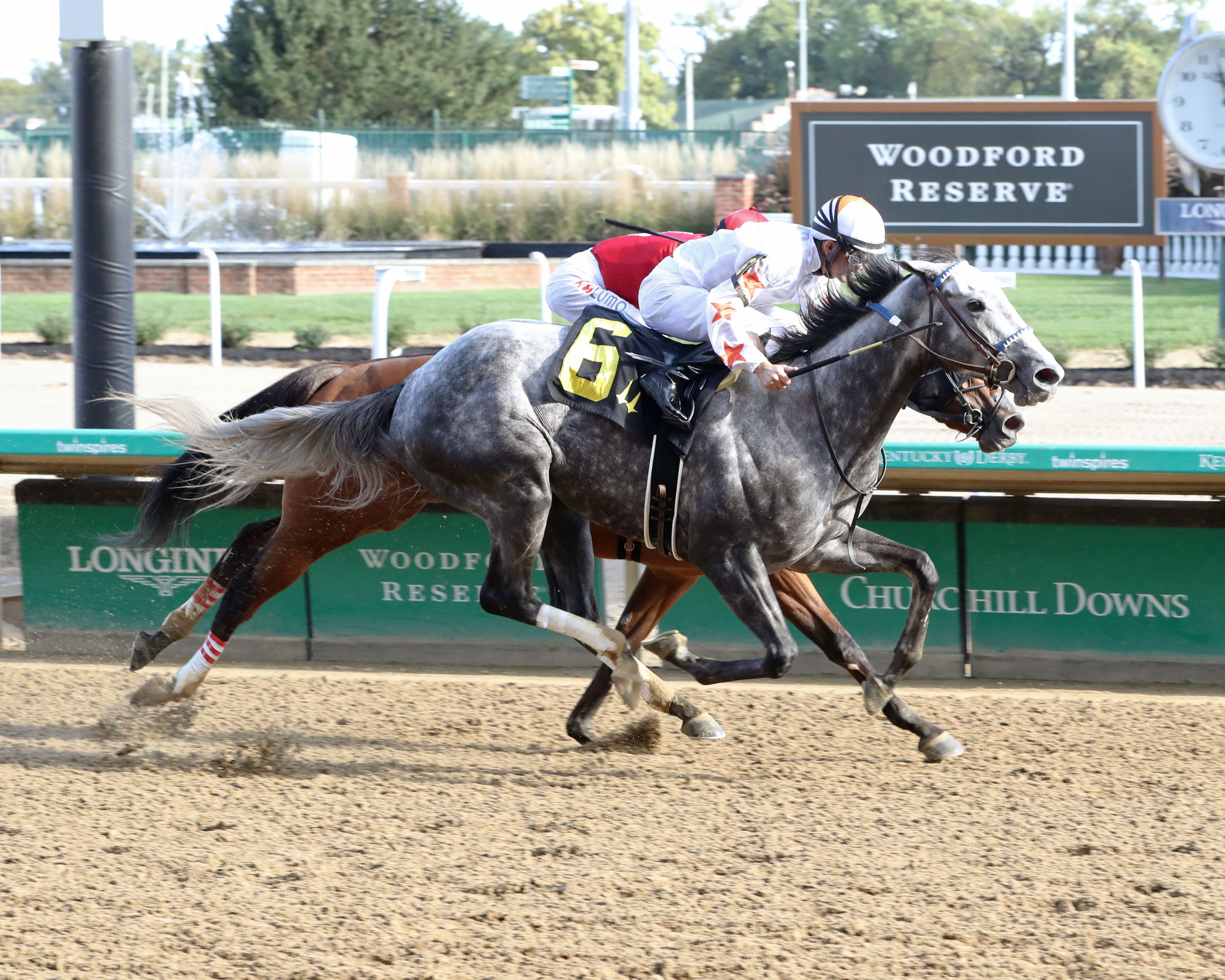 Crazy Beautiful beats Played Hard in Seneca Stakes.10-1-2021