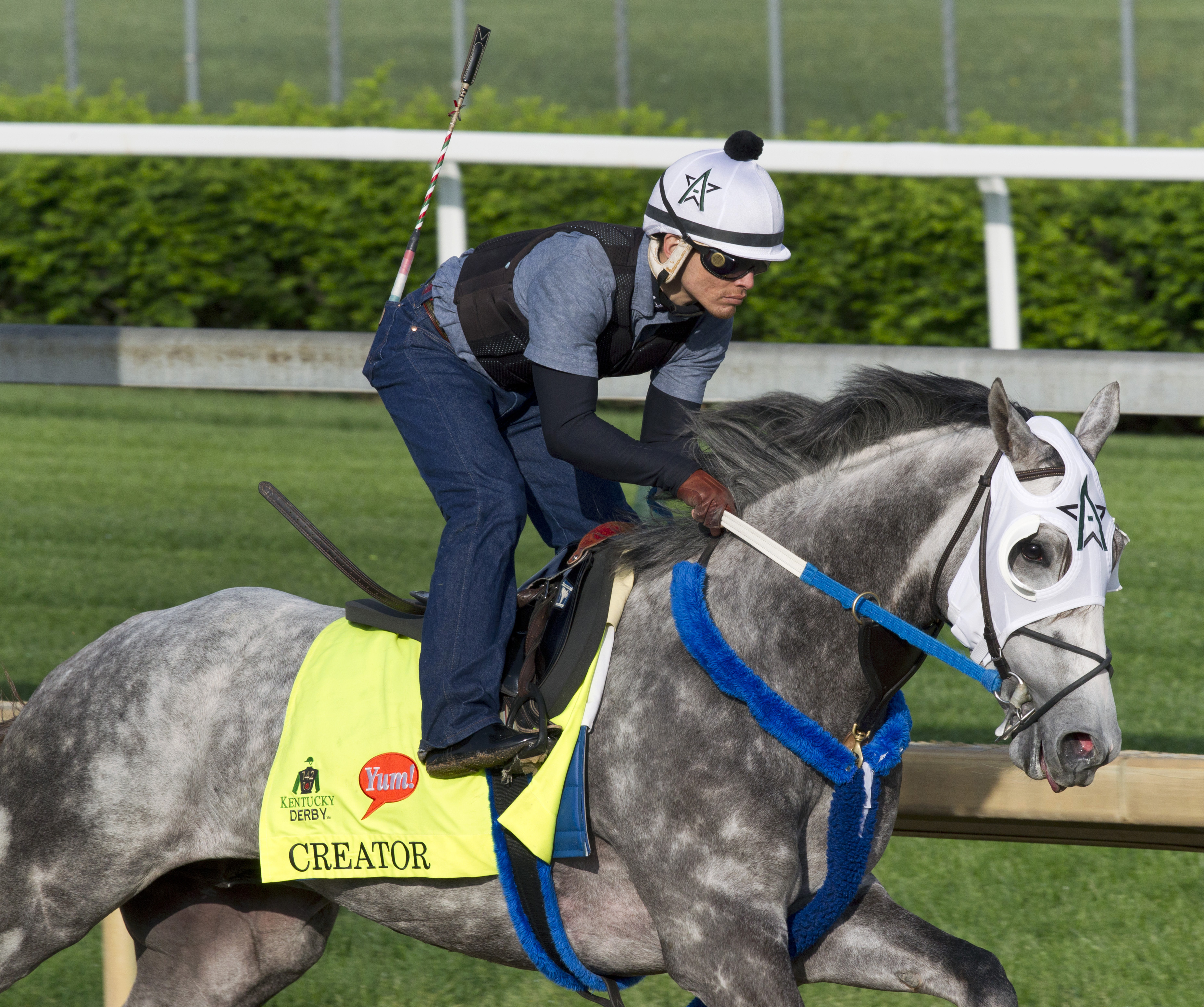 Creator trains at Churchill Downs on May 2