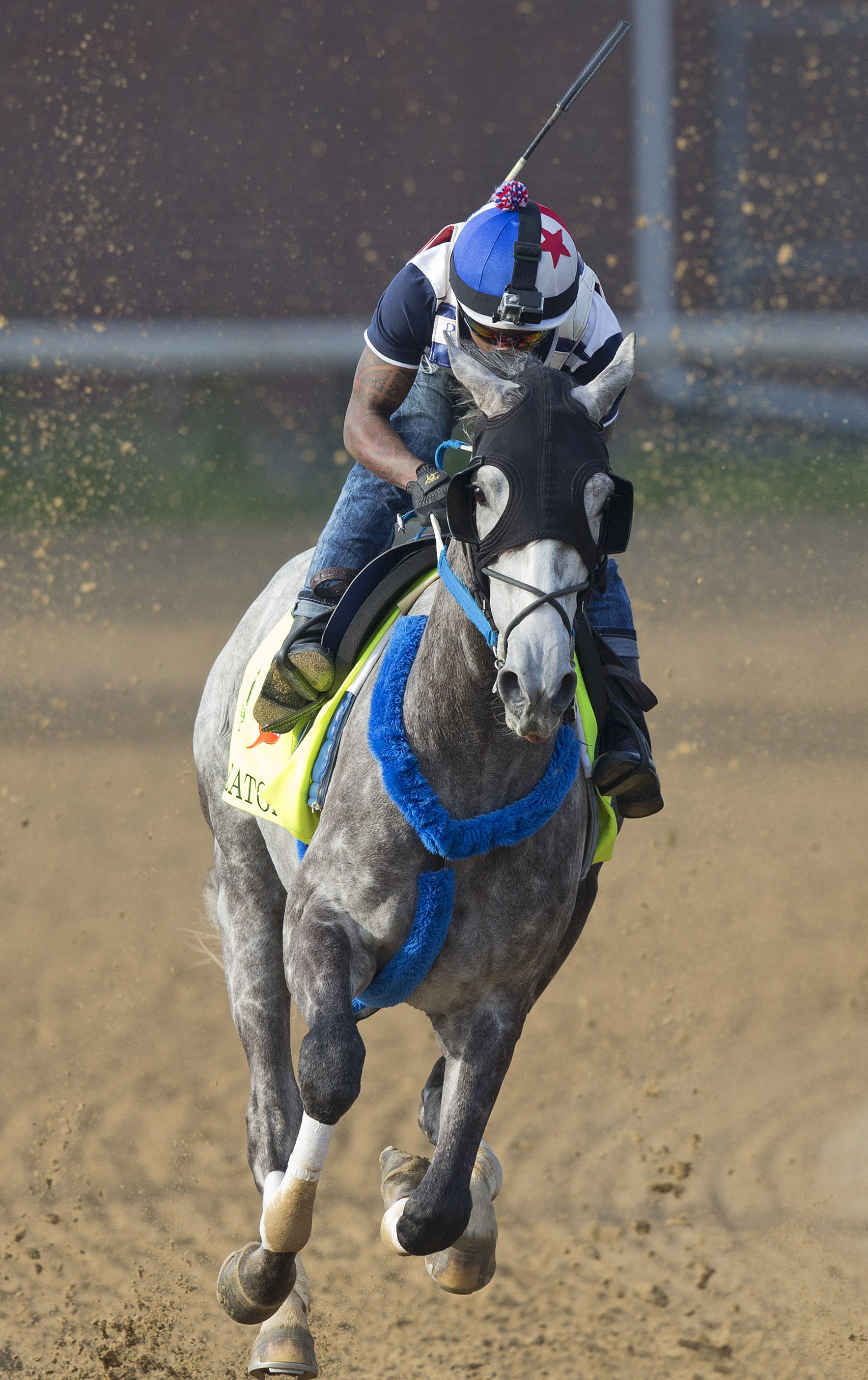 Creator trains at Churchill Downs on April 25