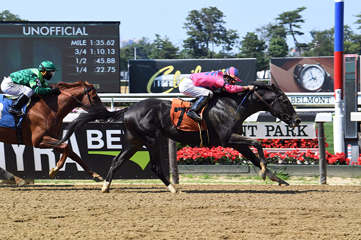 Creed wins a July 2 allowance race at Belmont Park