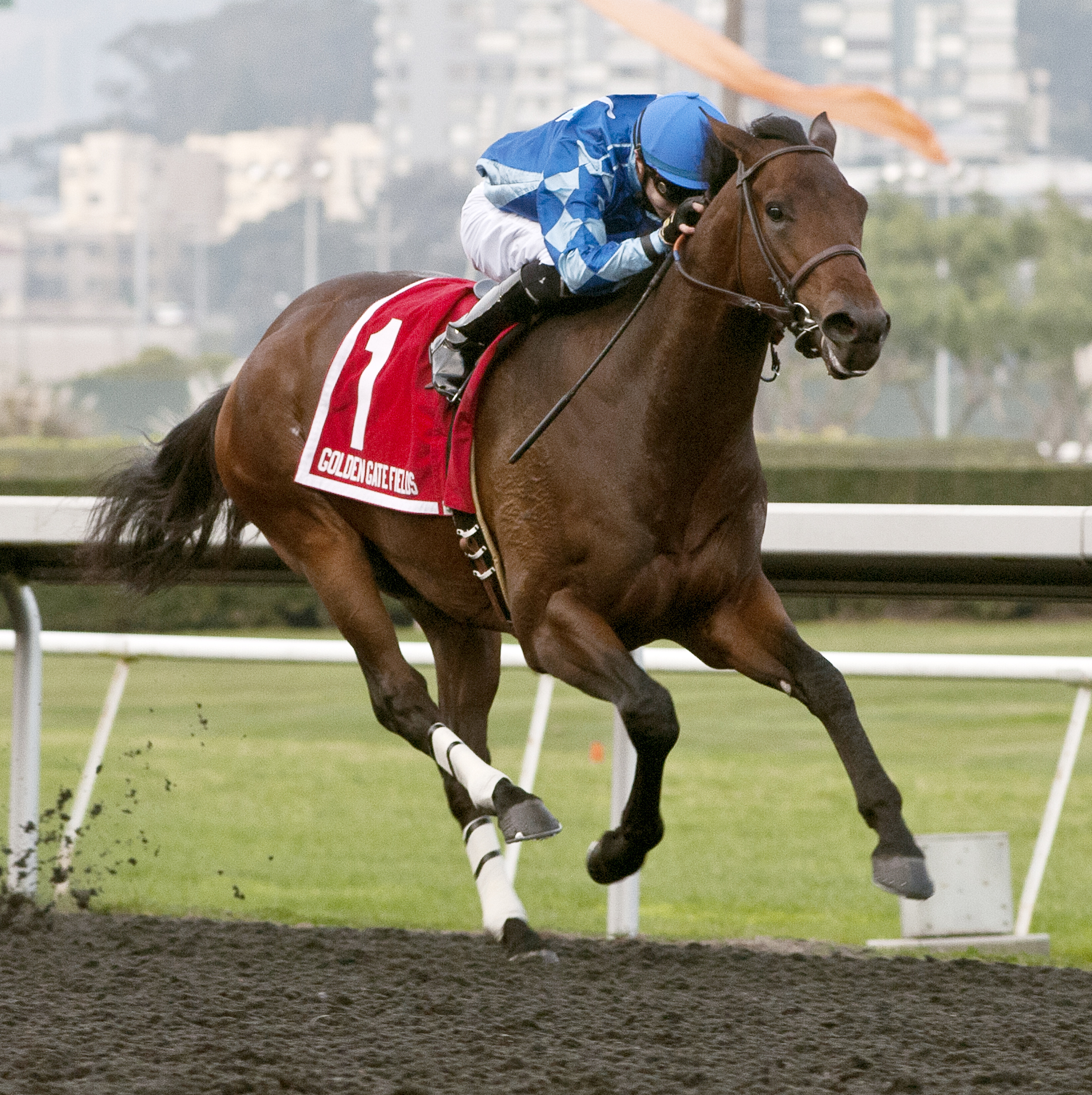 Cross the Line wins the California Derby