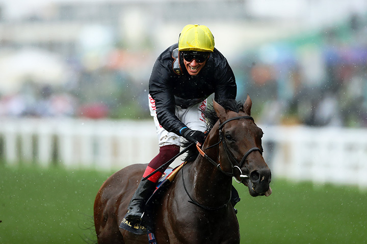 Crystal Ocean wins the Prince of Wales's Stakes