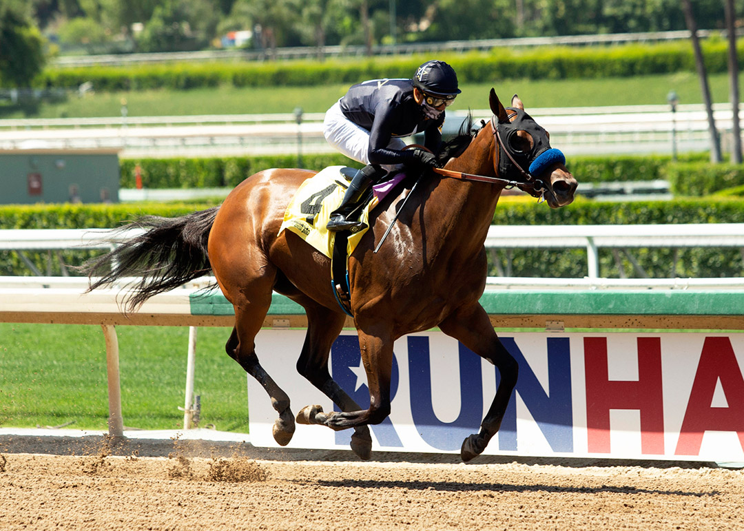 Crystal Ball wins a June 14 maiden race at Santa Anita Park