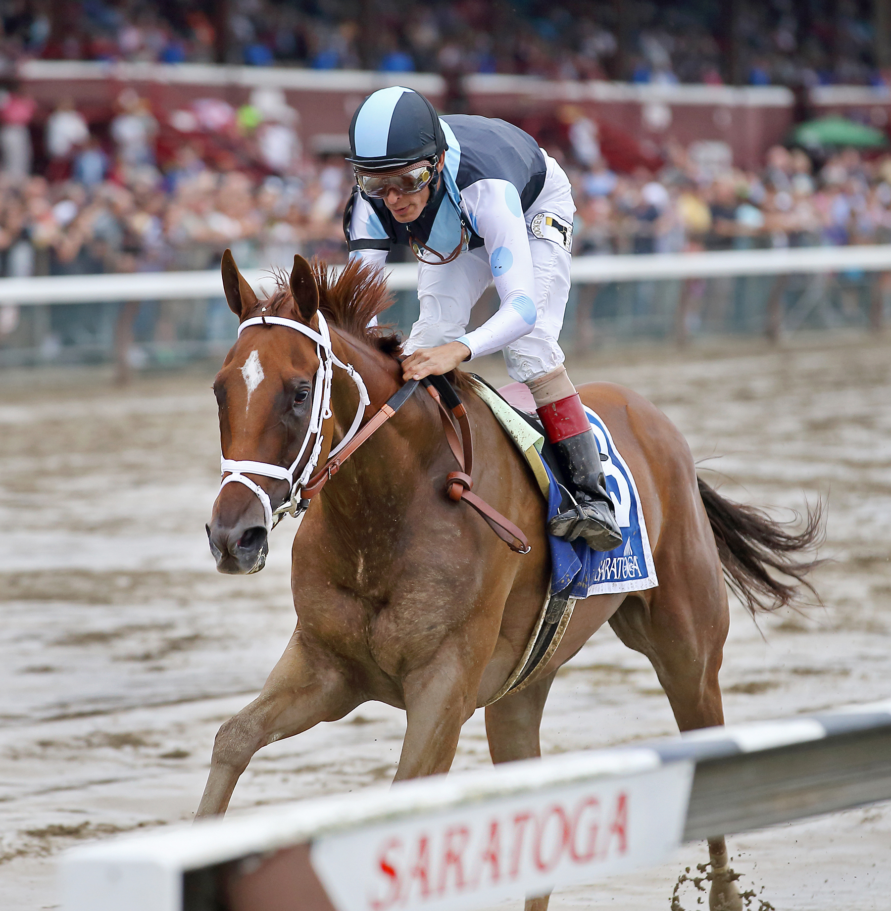 Curalina wins the Curlin Stakes