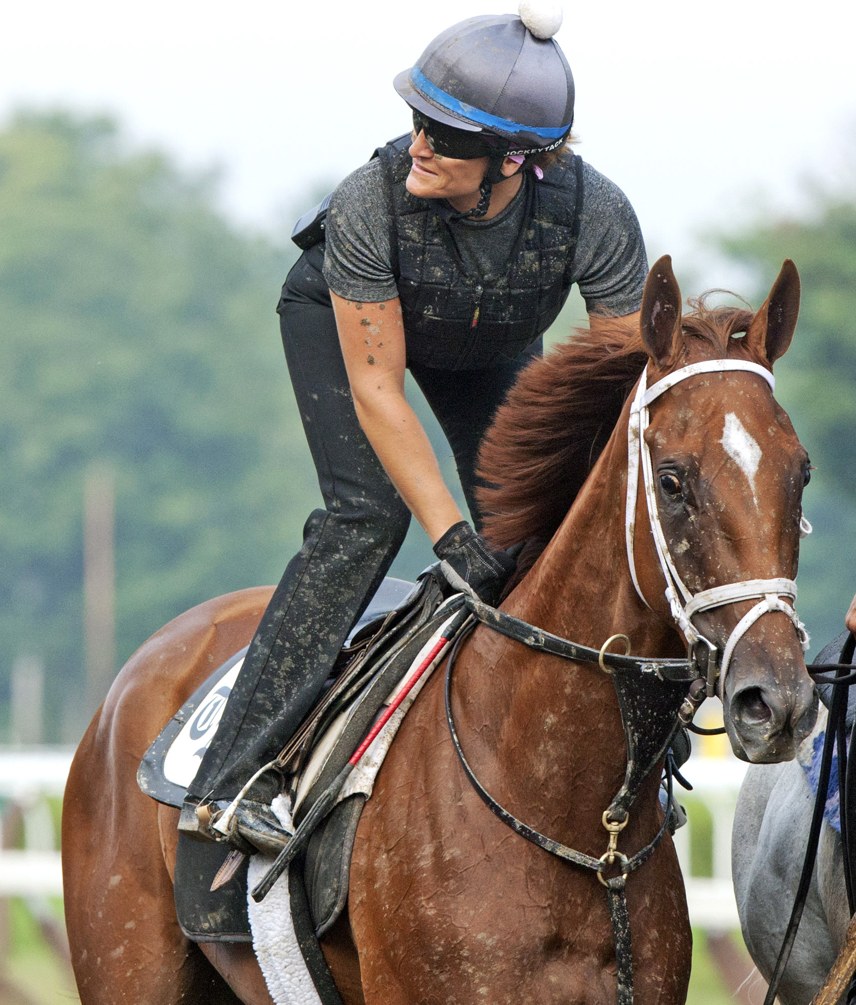 Curalina after training on Aug. 15
