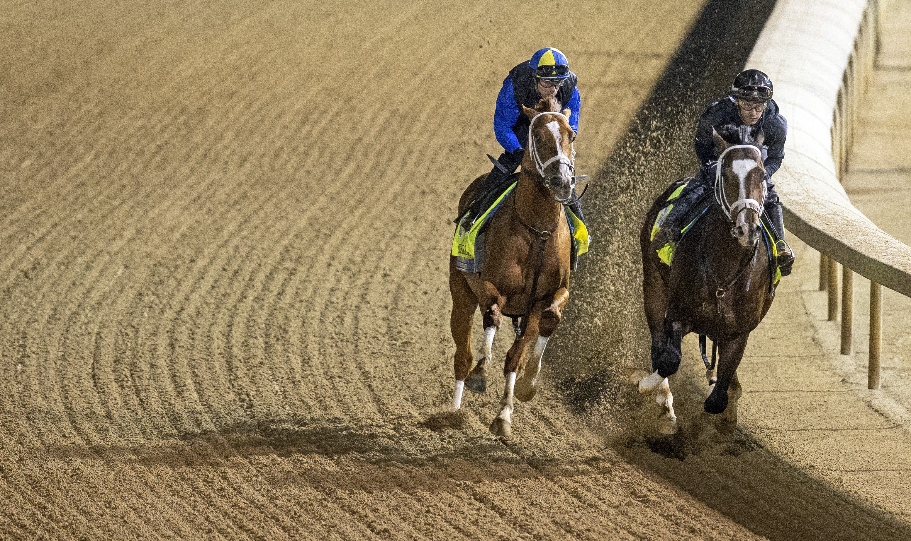 Kentucky Derby clocker report: Cyberknife, Zozos team up for sharp workout