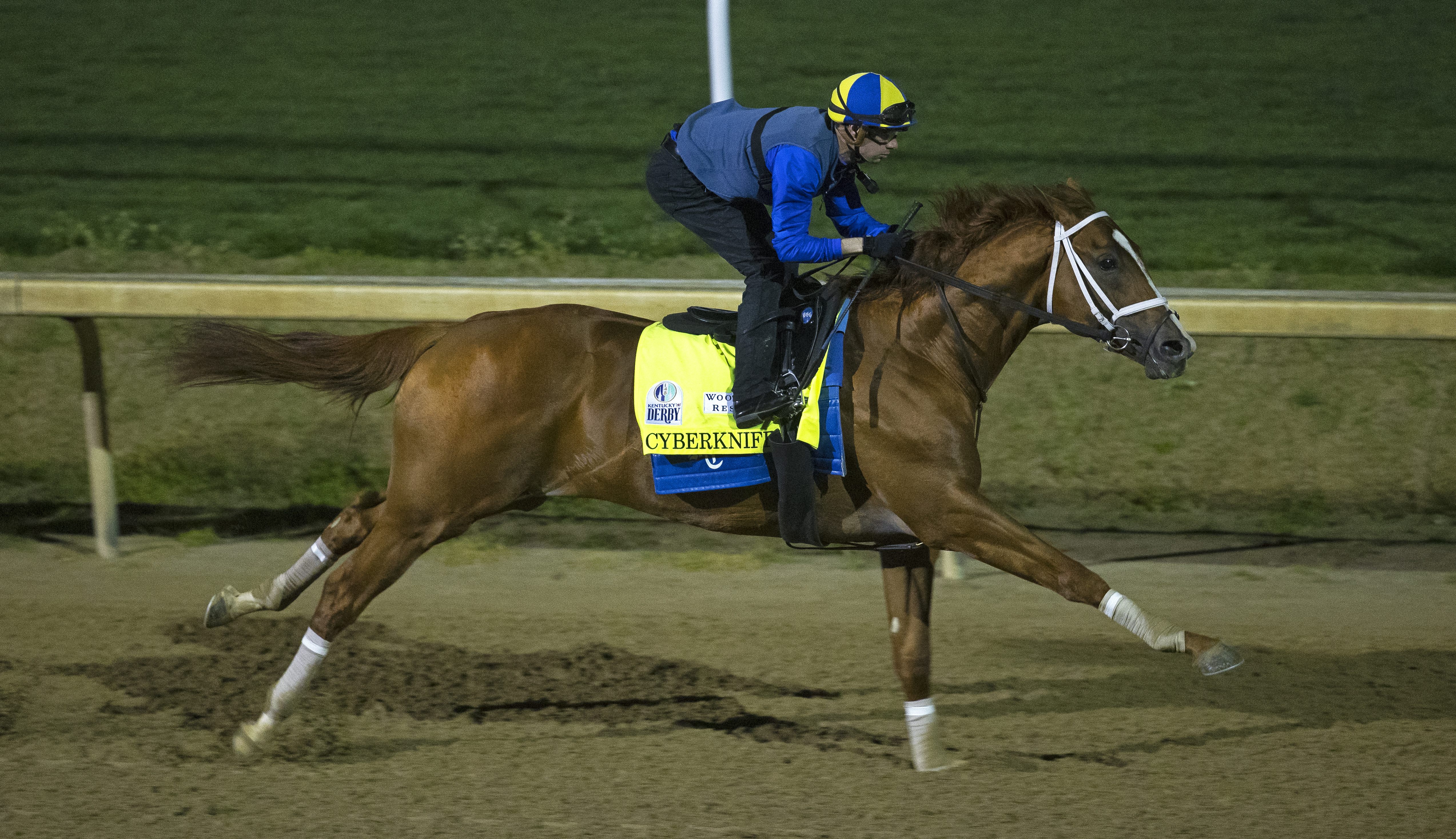 Cyberknife works at Churchill Downs 4-23-2022