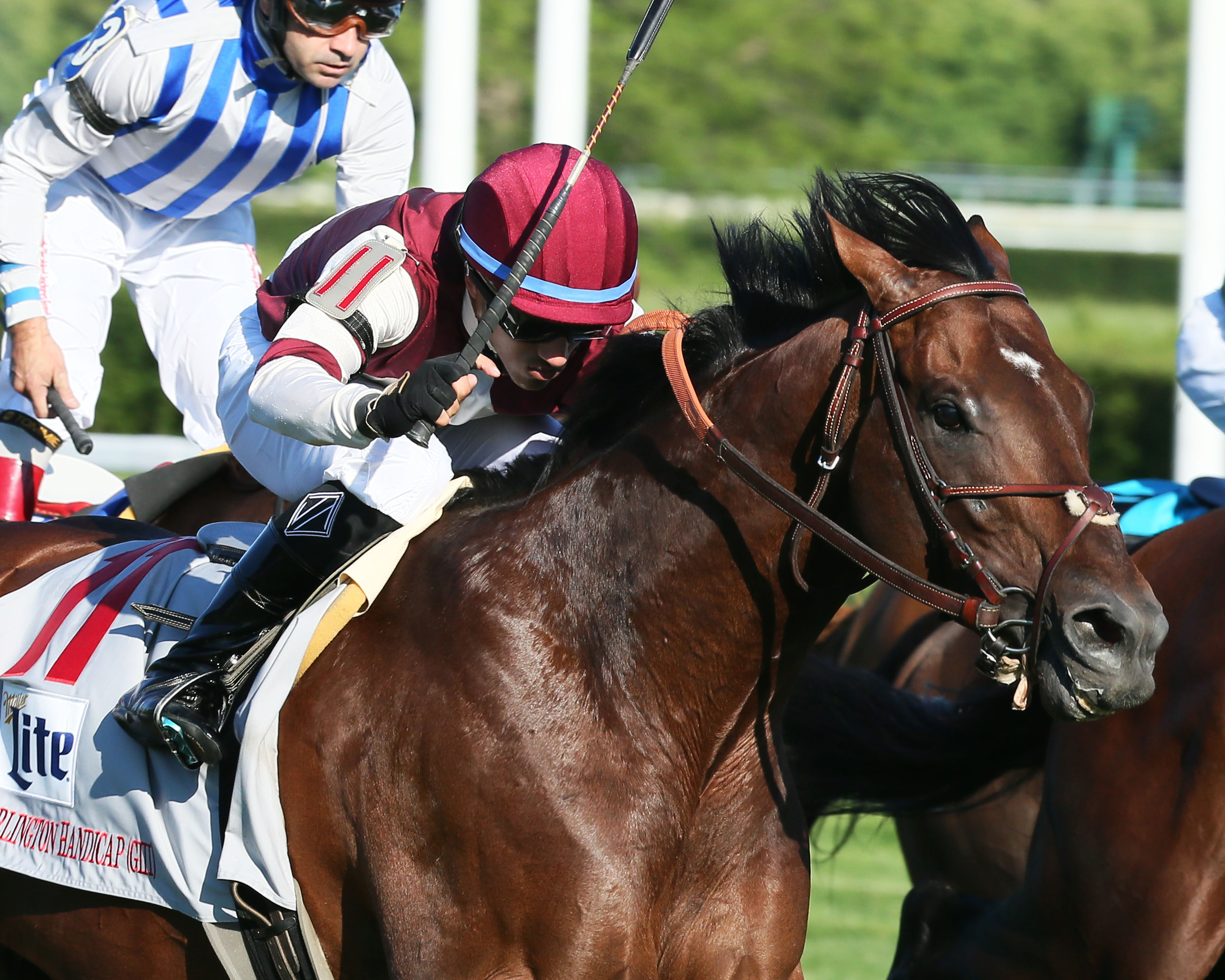 Divisidero wins the 2018 Arlington Handicap