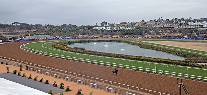 Training at Del Mar