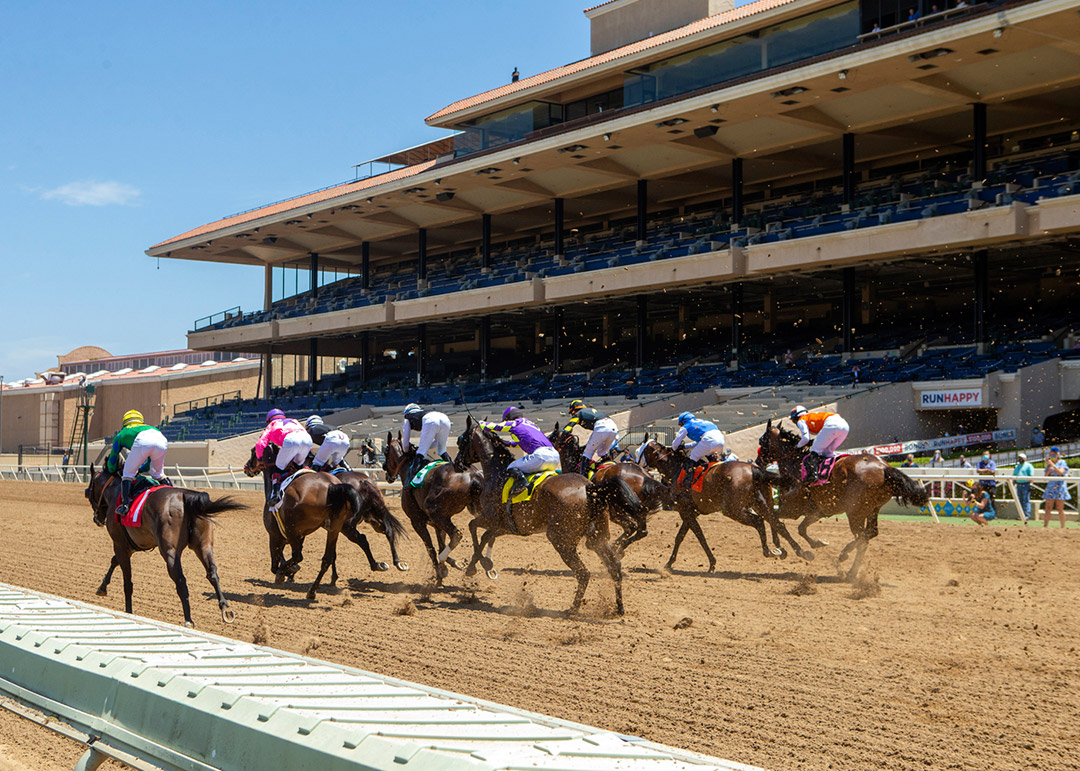 Del Mar opening day 2020, no fans