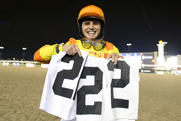 Eurico Da Silva gets his 222nd win of the Woodbine meet