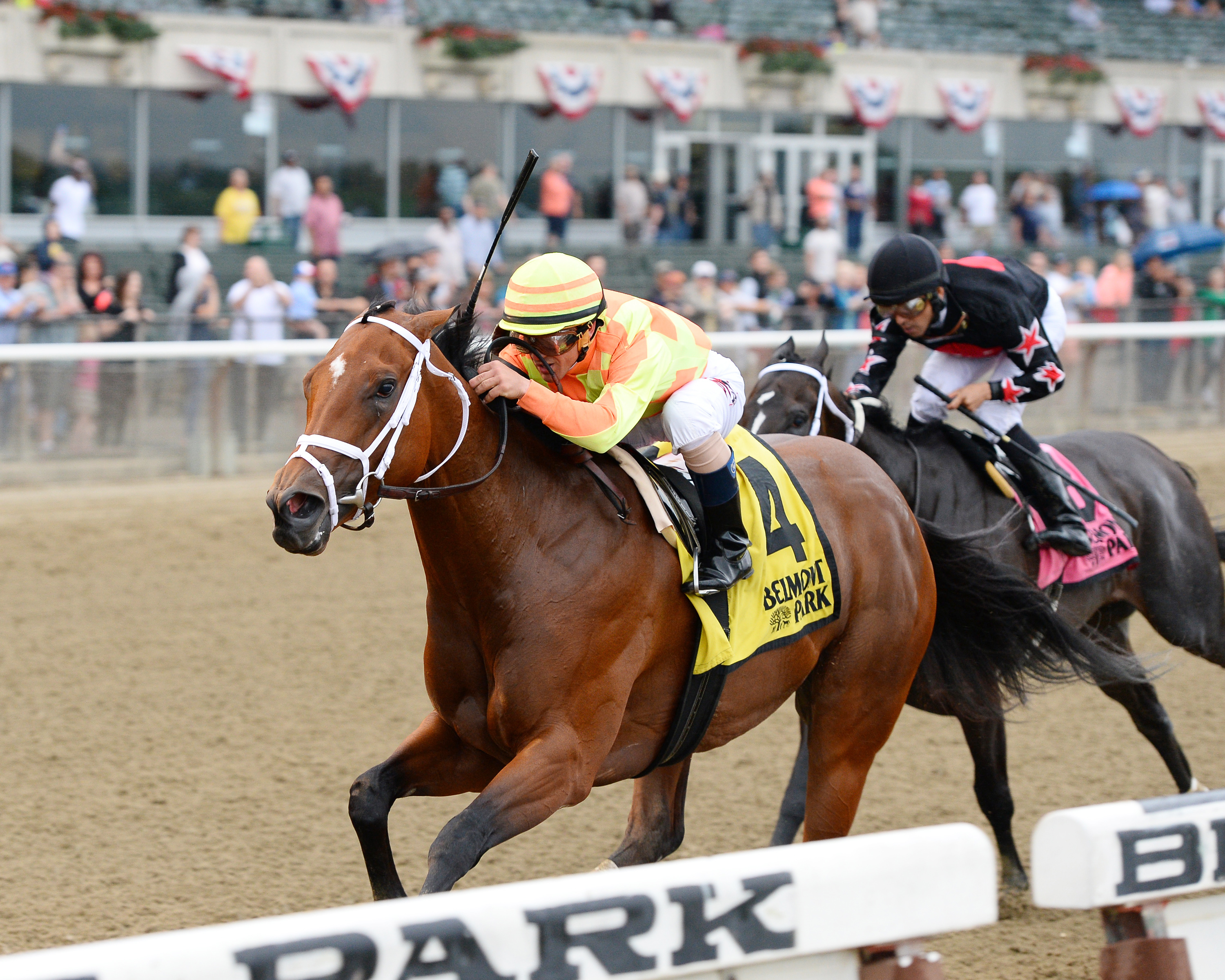 Dame Dorothy wins the Bed o'Roses Handicap