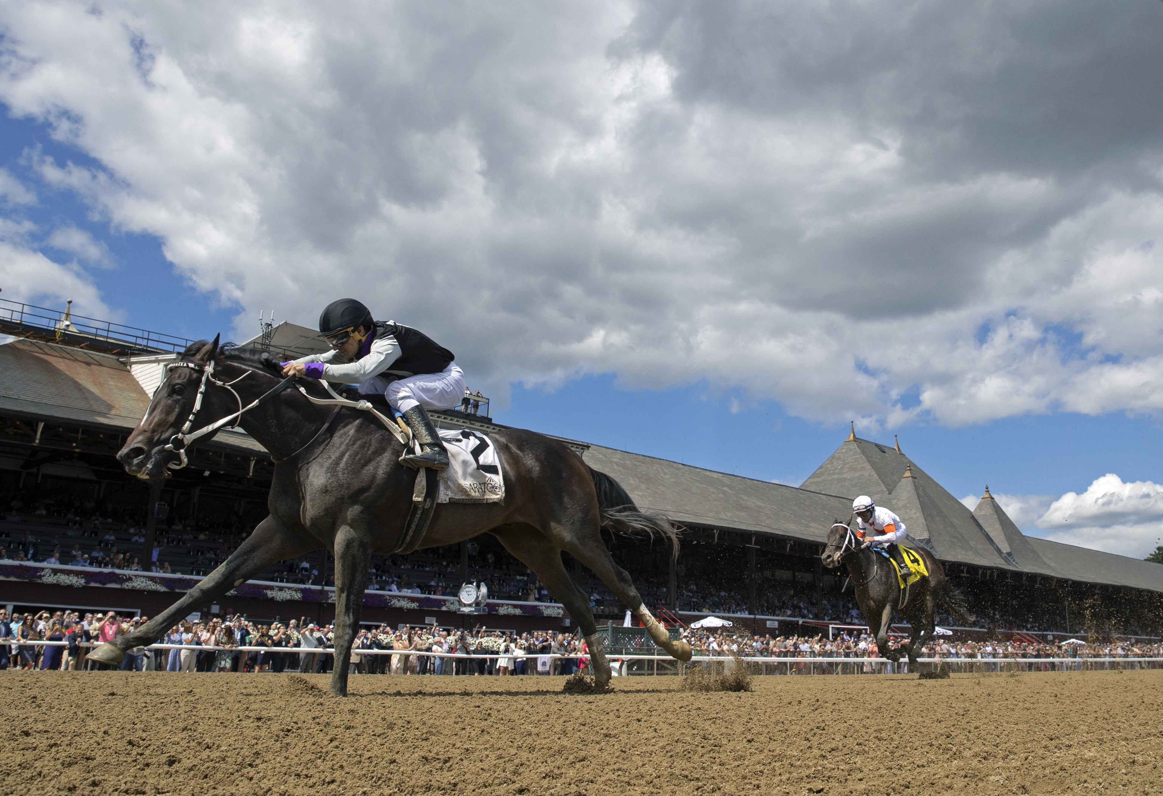 Damon's Mound wins the Saratoga Special Aug 13 2022
