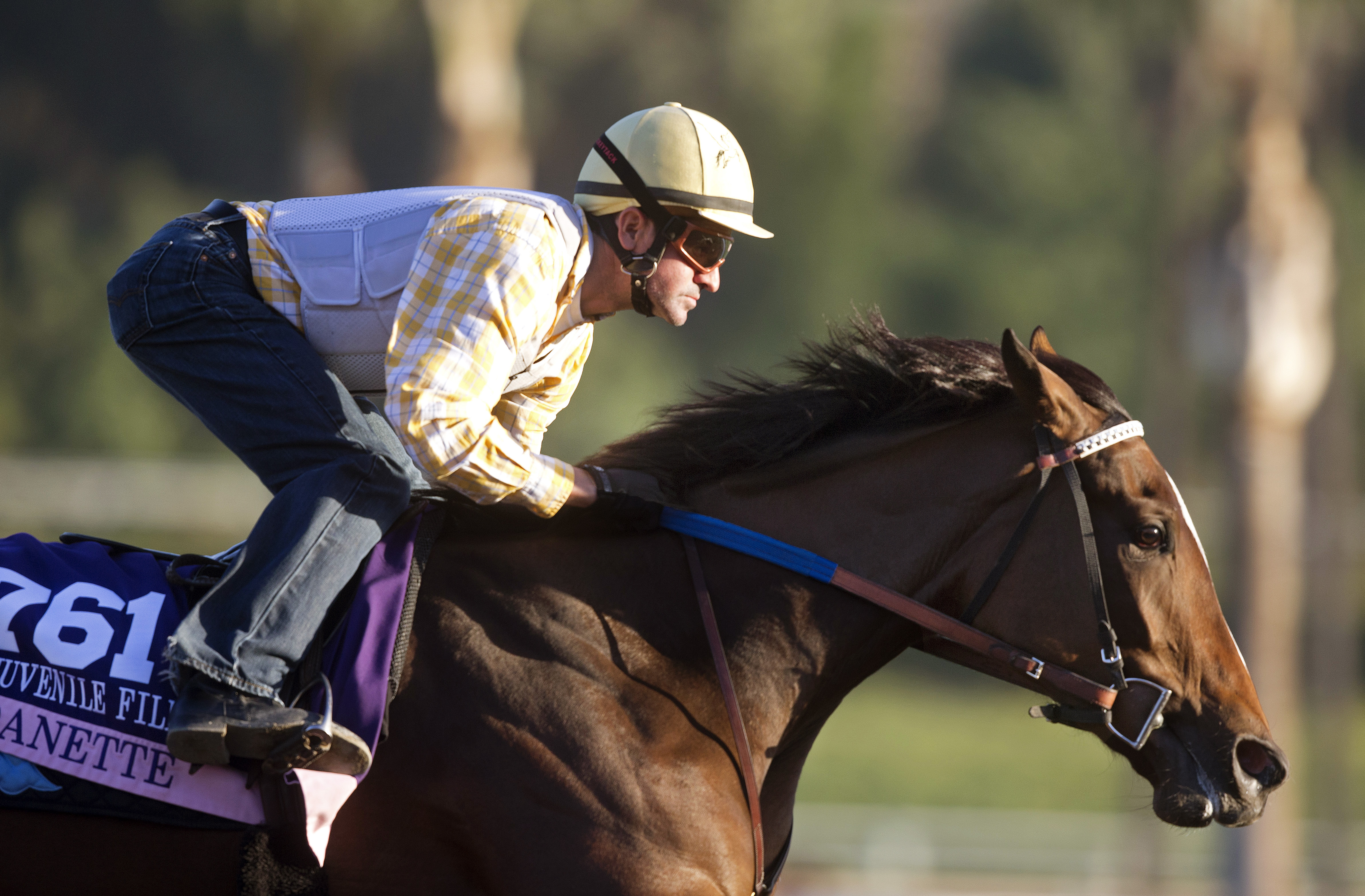 Danette trains on Oct. 28