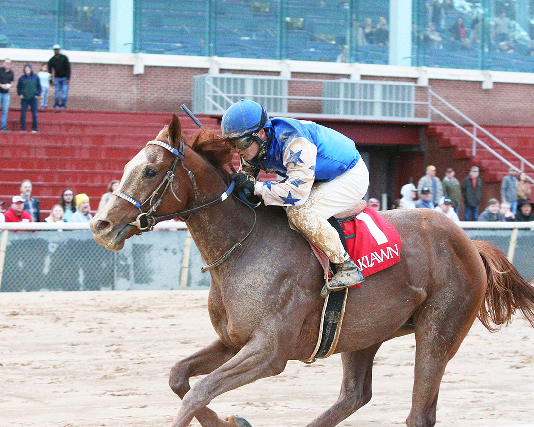 Dash Attack wins the 2022 Smarty Jones Stakes at Oaklawn