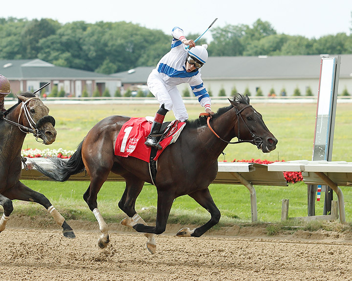 Dean Martini wins the 2020 Ohio Derby at Thistledown