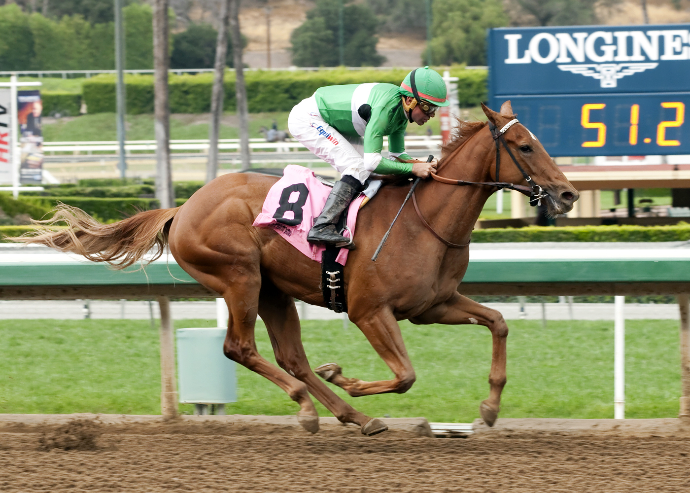 Decked Out wins a maiden race